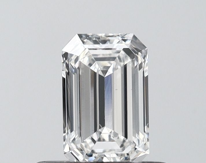 Loose Diamond - EMERALD 0.5ct E VS1: Loose Diamond - EMERALD 0.5ct E VS1 Source: This is a real non-mined Diamond that has been grown in a lab Shape: EMERALD Carats: 0.5 Color: E Clarity: VS1 Certification: IGI Video: