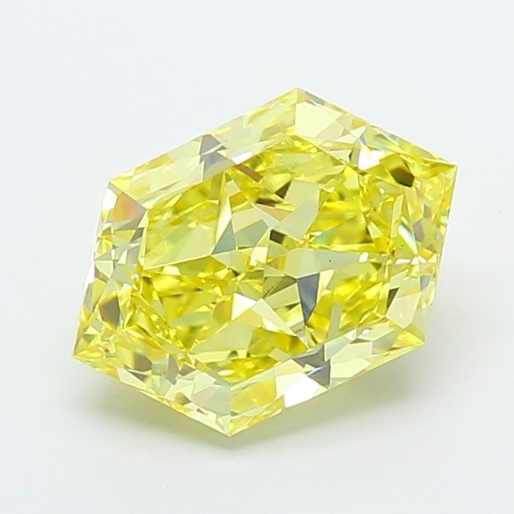 Loose Diamond - HEXAGONAL 3.01ct Fancy Intense Yellow VS1: Loose Diamond - HEXAGONAL 3.01ct Fancy Intense Yellow VS1 Source: This is a real non-mined Diamond that has been grown in a lab Shape: HEXAGONAL Carats: 3.01 Color: Fancy Intense Yellow Certification: