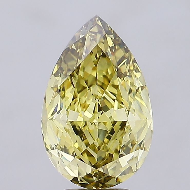 Loose Diamond - PEAR 7.06ct Fancy Yellow VS1: Loose Diamond - PEAR 7.06ct Fancy Yellow VS1 Source: This is a real non-mined Diamond that has been grown in a lab Shape: PEAR Carats: 7.06 Color: Fancy Yellow Certification: IGI Video: