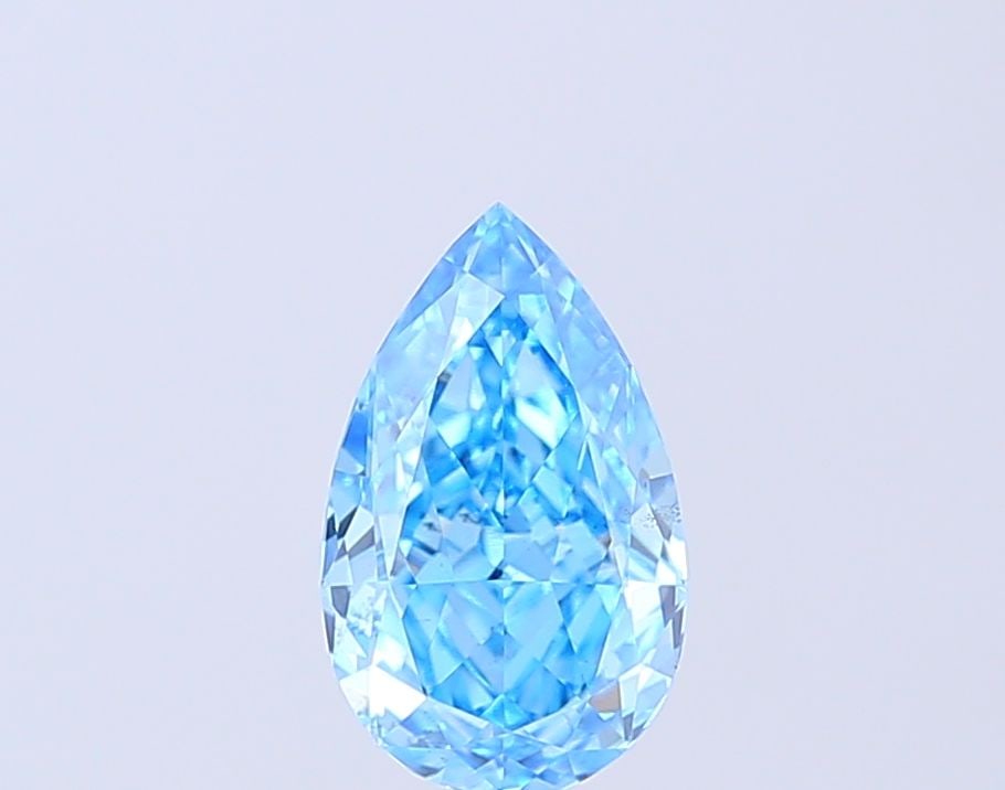 Loose Diamond - PEAR 1.55ct Fancy Vivid Blue VS2: Loose Diamond - PEAR 1.55ct Fancy Vivid Blue VS2 Source: This is a real non-mined Diamond that has been grown in a lab Shape: PEAR Carats: 1.55 Color: Fancy Vivid Blue Certification: IGI Video: