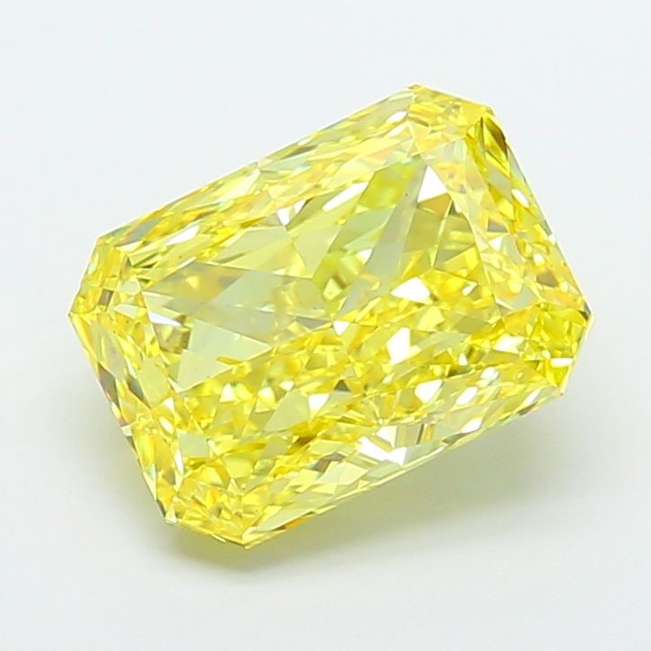 Loose Diamond - RADIANT 4.51ct Fancy Vivid Yellow VS1: Loose Diamond - RADIANT 4.51ct Fancy Vivid Yellow VS1 Source: This is a real non-mined Diamond that has been grown in a lab Shape: RADIANT Carats: 4.51 Color: Fancy Vivid Yellow Certification: IGI Vid
