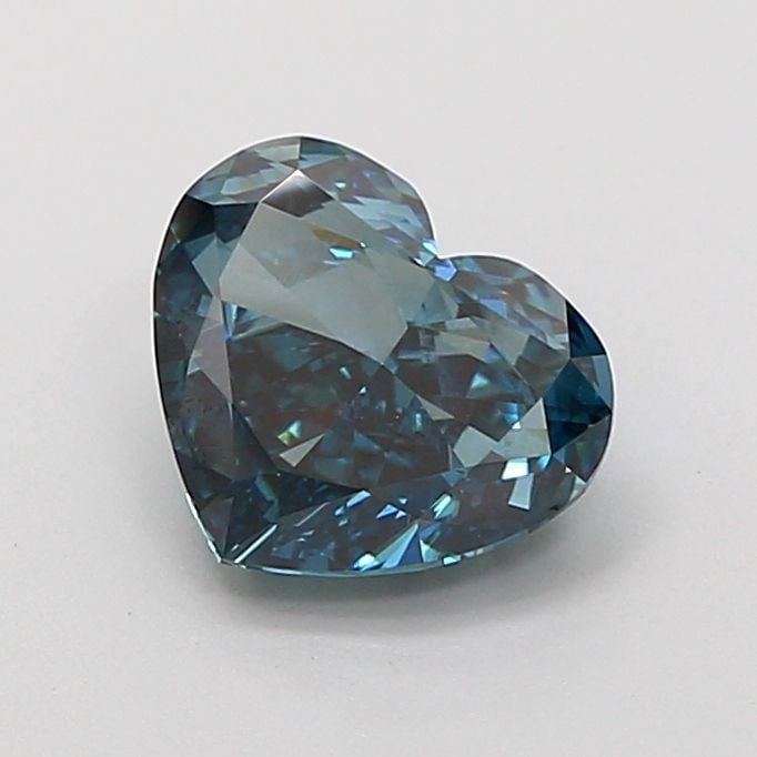Loose Diamond - HEART 1.51ct Fancy Deep Blueish Green VS1: Loose Diamond - HEART 1.51ct Fancy Deep Blueish Green VS1 Source: This is a real non-mined Diamond that has been grown in a lab Shape: HEART Carats: 1.51 Color: Fancy Deep Blueish Green