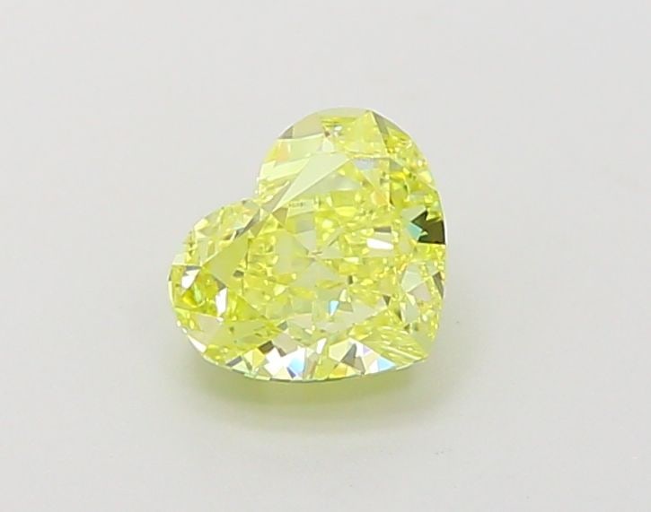Loose Diamond - HEART 1.0ct Fancy Intense Yellow VVS1: Loose Diamond - HEART 1.0ct Fancy Intense Yellow VVS1 Source: This is a real non-mined Diamond that has been grown in a lab Shape: HEART Carats: 1.0 Color: Fancy Intense Yellow Certification: IGI Vide