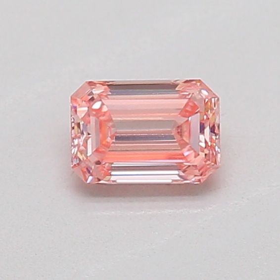 Loose Diamond - EMERALD 0.23ct Fancy Intense Pink VS2: Loose Diamond - EMERALD 0.23ct Fancy Intense Pink VS2 Source: This is a real non-mined Diamond that has been grown in a lab Shape: EMERALD Carats: 0.23 Color: Fancy Intense Pink Certification: IGI The