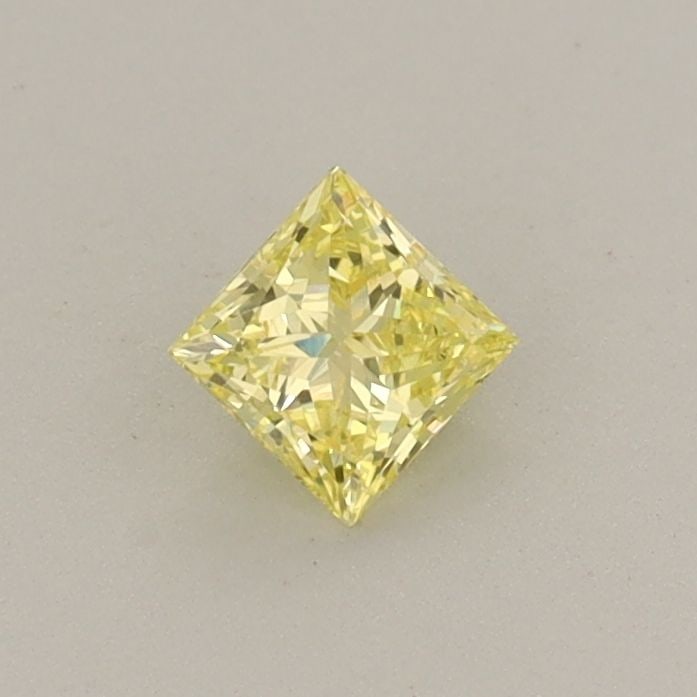Loose Diamond - PRINCESS 0.26ct Fancy Vivid Yellow VS2: Loose Diamond - PRINCESS 0.26ct Fancy Vivid Yellow VS2 Source: This is a real non-mined Diamond that has been grown in a lab Shape: PRINCESS Carats: 0.26 Color: Fancy Vivid Yellow Certification: IGI V
