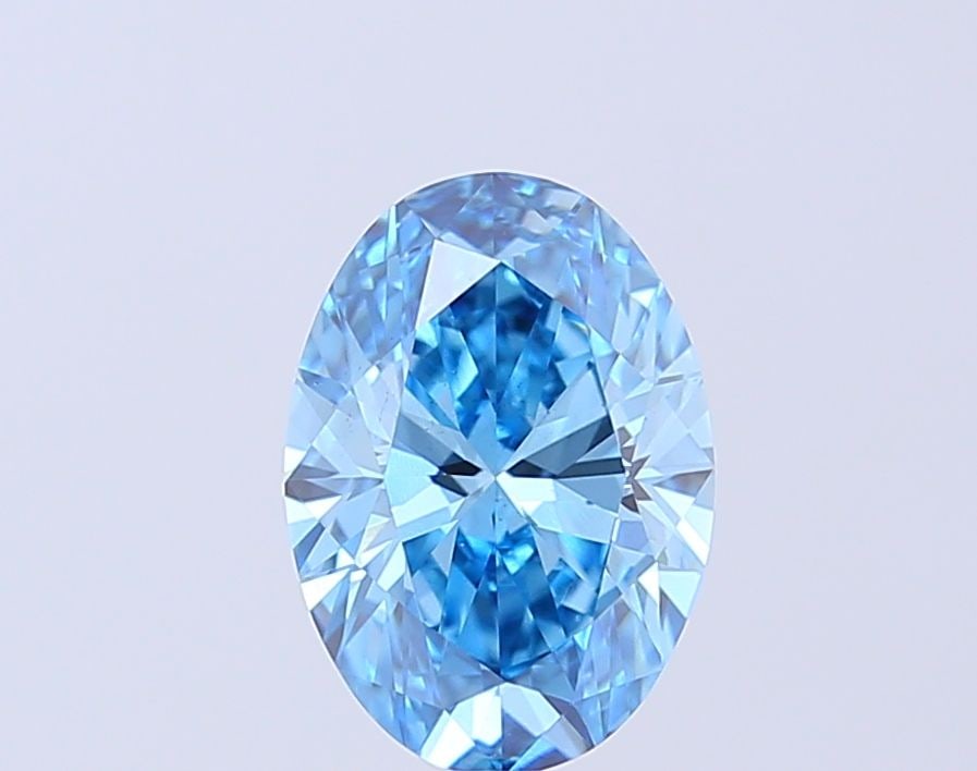 Loose Diamond - OVAL 2.0ct Fancy Vivid Blue VS2: Loose Diamond - OVAL 2.0ct Fancy Vivid Blue VS2 Source: This is a real non-mined Diamond that has been grown in a lab Shape: OVAL Carats: 2.0 Color: Fancy Vivid Blue Certification: IGI Video: