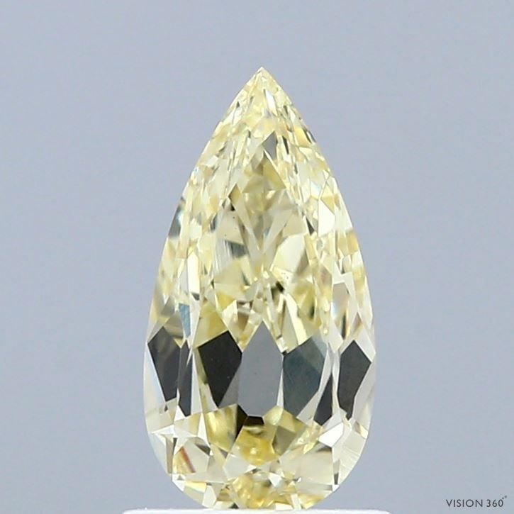 Loose Diamond - PEAR 1.0ct Fancy Light Yellow VS1: Loose Diamond - PEAR 1.0ct Fancy Light Yellow VS1 Source: This is a real non-mined Diamond that has been grown in a lab Shape: PEAR Carats: 1.0 Color: Fancy Light Yellow Certification: IGI Video:
