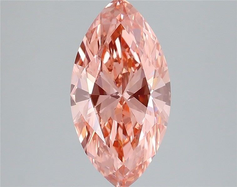 Loose Diamond - MARQUISE 2.01ct Fancy Vivid Pink VVS2: Loose Diamond - MARQUISE 2.01ct Fancy Vivid Pink VVS2 Source: This is a real non-mined Diamond that has been grown in a lab Shape: MARQUISE Carats: 2.01 Color: Fancy Vivid Pink Certification: IGI Vide