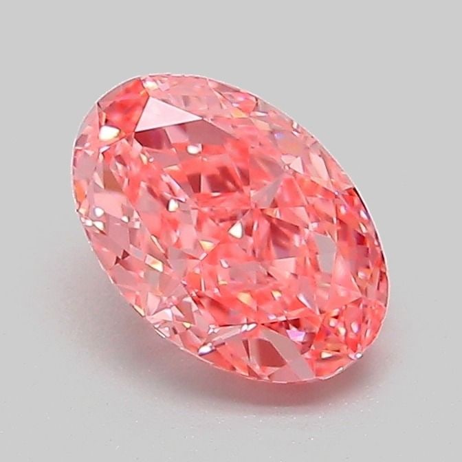 Loose Diamond - OVAL 1.01ct Fancy Vivid Pink VVS2: Loose Diamond - OVAL 1.01ct Fancy Vivid Pink VVS2 Source: This is a real non-mined Diamond that has been grown in a lab Shape: OVAL Carats: 1.01 Color: Fancy Vivid Pink Certification: IGI Video: