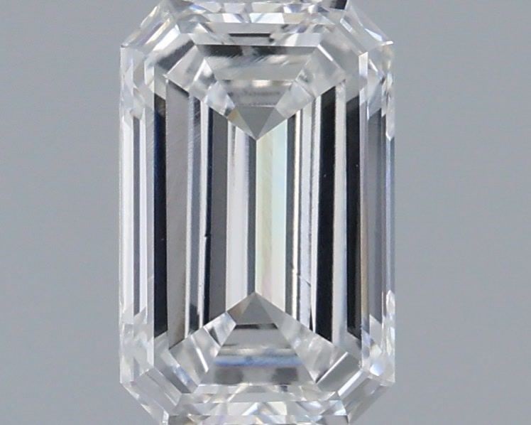 Loose Diamond - EMERALD 0.98ct D VVS2: Loose Diamond - EMERALD 0.98ct D VVS2 Source: This is a real non-mined Diamond that has been grown in a lab Shape: EMERALD Carats: 0.98 Color: D Clarity: VVS2 Certification: IGI Video: