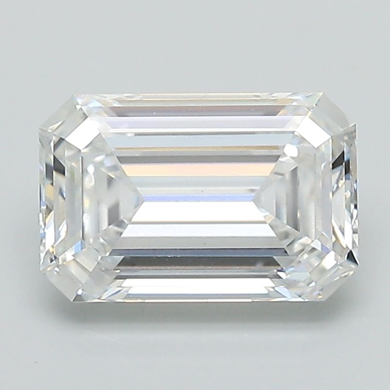 Loose Diamond - EMERALD 2.04ct E VS1: Loose Diamond - EMERALD 2.04ct E VS1 Source: This is a real non-mined Diamond that has been grown in a lab Shape: EMERALD Carats: 2.04 Color: E Clarity: VS1 Certification: IGI Video: