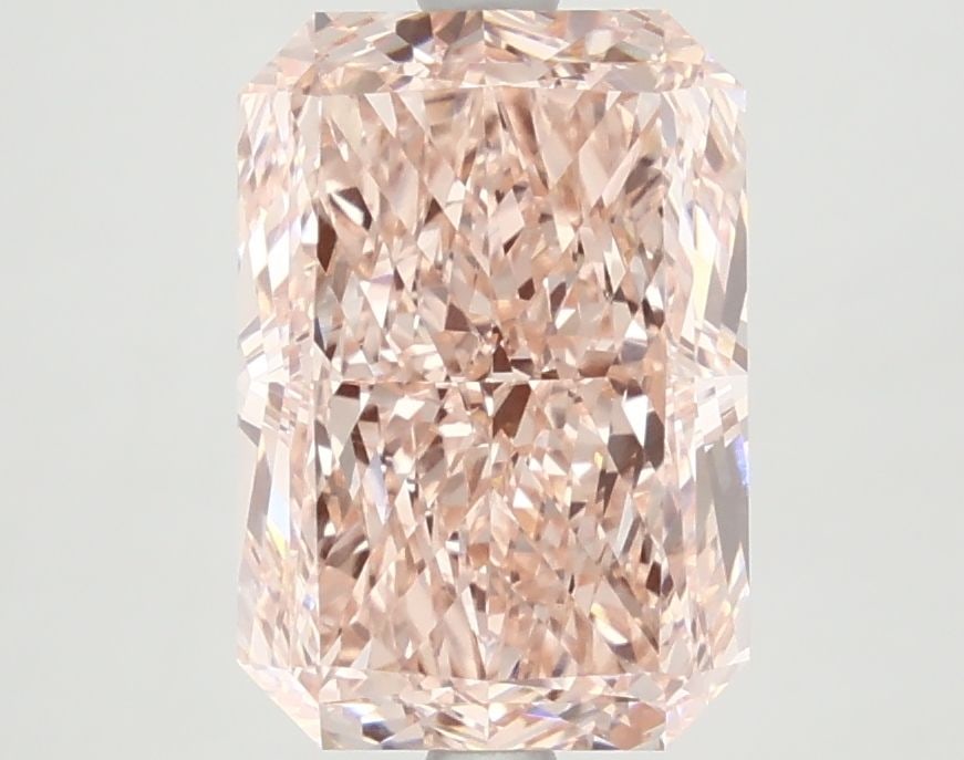 Loose Diamond - RADIANT 3.43ct Fancy Vivid Pink VVS2: Loose Diamond - RADIANT 3.43ct Fancy Vivid Pink VVS2 Source: This is a real non-mined Diamond that has been grown in a lab Shape: RADIANT Carats: 3.43 Color: Fancy Vivid Pink Certification: IGI Video: