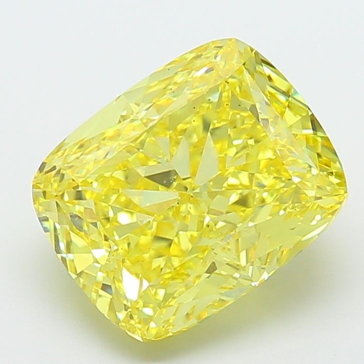 Loose Diamond - CUSHION MODIFIED 7.51ct Fancy Vivid Yellow VS2: Loose Diamond - CUSHION MODIFIED 7.51ct Fancy Vivid Yellow VS2 Source: This is a real non-mined Diamond that has been grown in a lab Shape: CUSHION MODIFIED Carats: 7.51 Color: Fancy Vivid Yellow Cert