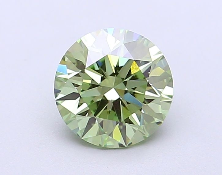 Ideal Loose Diamond - ROUND 1.17ct Fancy Vivid Green VS1: Ideal Loose Diamond - ROUND 1.17ct Fancy Vivid Green VS1 Source: This is a real non-mined Diamond that has been grown in a lab Shape: ROUND Carats: 1.17 Color: Fancy Vivid Green Certification: IGI Vid