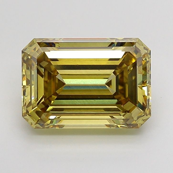 Loose Diamond - EMERALD 5.04ct Fancy Intense Gray Yellow VS2: Loose Diamond - EMERALD 5.04ct Fancy Intense Gray Yellow VS2 Source: This is a real non-mined Diamond that has been grown in a lab Shape: EMERALD Carats: 5.04 Color: Fancy Intense Gray Yellow Certific