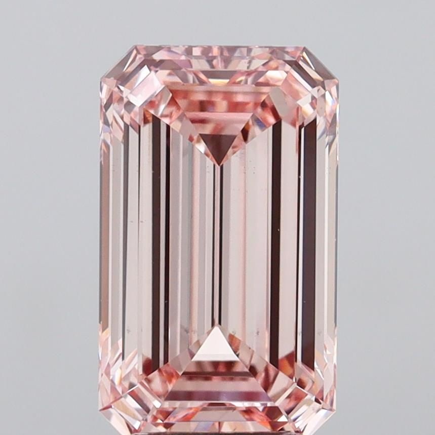 Loose Diamond - EMERALD 3.01ct Fancy Intense Pink VS1: Loose Diamond - EMERALD 3.01ct Fancy Intense Pink VS1 Source: This is a real non-mined Diamond that has been grown in a lab Shape: EMERALD Carats: 3.01 Color: Fancy Intense Pink Certification: IGI Vid