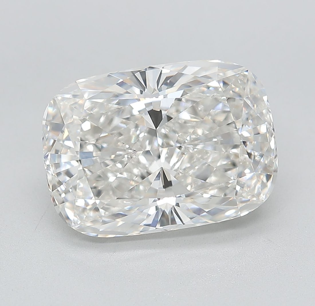 Loose Diamond - CUSHION MODIFIED 6.11ct F VVS2: Loose Diamond - CUSHION MODIFIED 6.11ct F VVS2 Source: This is a real non-mined Diamond that has been grown in a lab Shape: CUSHION MODIFIED Carats: 6.11 Color: F Clarity: VVS2 Certification: IGI Vide