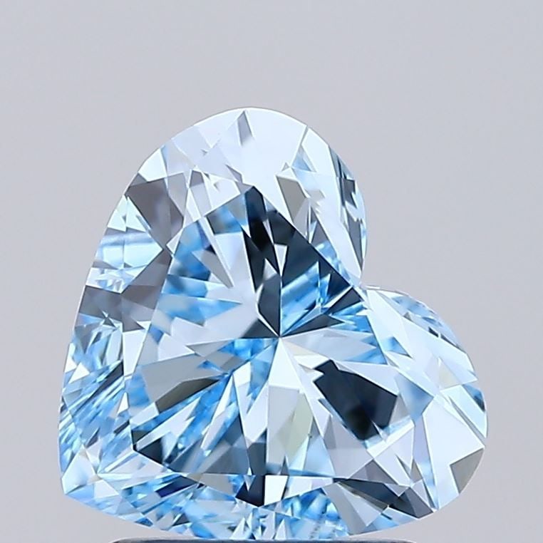 Loose Diamond - HEART 1.85ct Fancy Vivid Blue VVS2: Loose Diamond - HEART 1.85ct Fancy Vivid Blue VVS2 Source: This is a real non-mined Diamond that has been grown in a lab Shape: HEART Carats: 1.85 Color: Fancy Vivid Blue Certification: IGI Video: