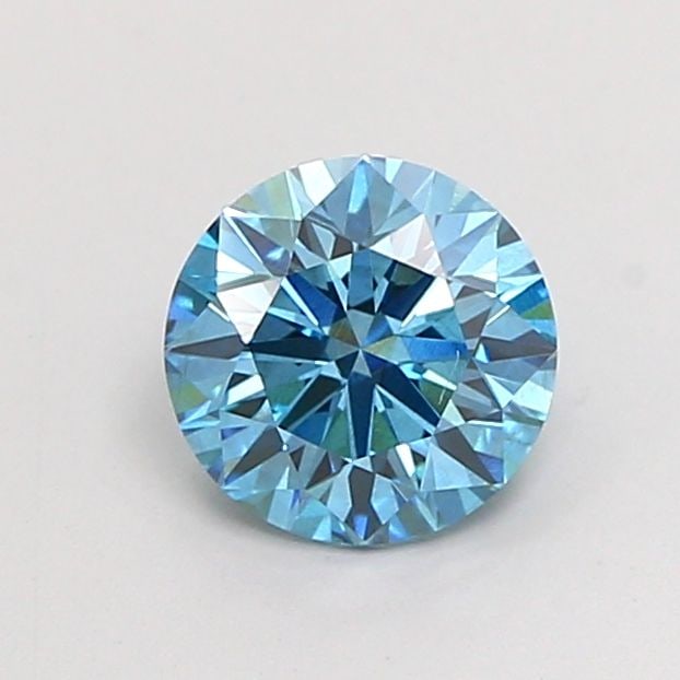 Loose Diamond - ROUND 1.52ct Fancy Vivid Blue VS1: Loose Diamond - ROUND 1.52ct Fancy Vivid Blue VS1 Source: This is a real non-mined Diamond that has been grown in a lab Shape: ROUND Carats: 1.52 Color: Fancy Vivid Blue Certification: IGI Video: