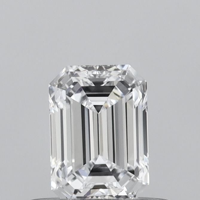 Loose Diamond - EMERALD 0.42ct D VVS2: Loose Diamond - EMERALD 0.42ct D VVS2 Source: This is a real non-mined Diamond that has been grown in a lab Shape: EMERALD Carats: 0.42 Color: D Clarity: VVS2 Certification: IGI Video: