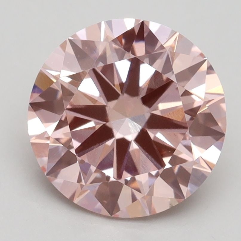 Loose Diamond - ROUND 2.6ct Fancy Intense Pink VS2: Loose Diamond - ROUND 2.6ct Fancy Intense Pink VS2 Source: This is a real non-mined Diamond that has been grown in a lab Shape: ROUND Carats: 2.6 Color: Fancy Intense Pink Certification: IGI Video: