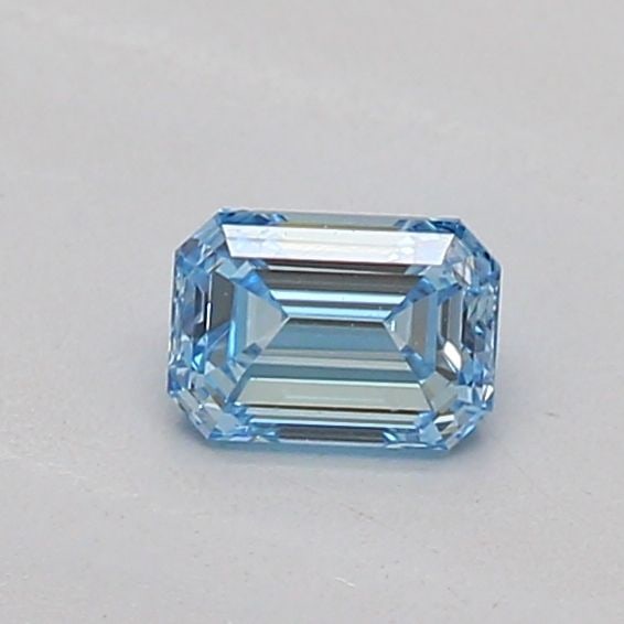 Loose Diamond - EMERALD 0.2ct Fancy Vivid Blue VS1: Loose Diamond - EMERALD 0.2ct Fancy Vivid Blue VS1 Source: This is a real non-mined Diamond that has been grown in a lab Shape: EMERALD Carats: 0.2 Color: Fancy Vivid Blue Certification: IGI Video: