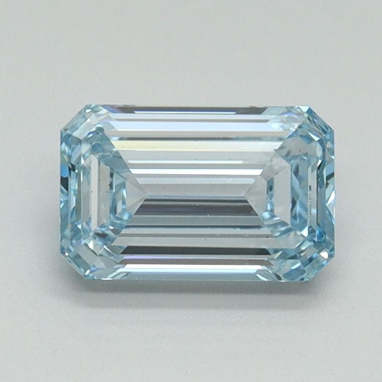 Loose Diamond - EMERALD 1.02ct Fancy Intense Blue VS1: Loose Diamond - EMERALD 1.02ct Fancy Intense Blue VS1 Source: This is a real non-mined Diamond that has been grown in a lab Shape: EMERALD Carats: 1.02 Color: Fancy Intense Blue Certification: IGI Vid