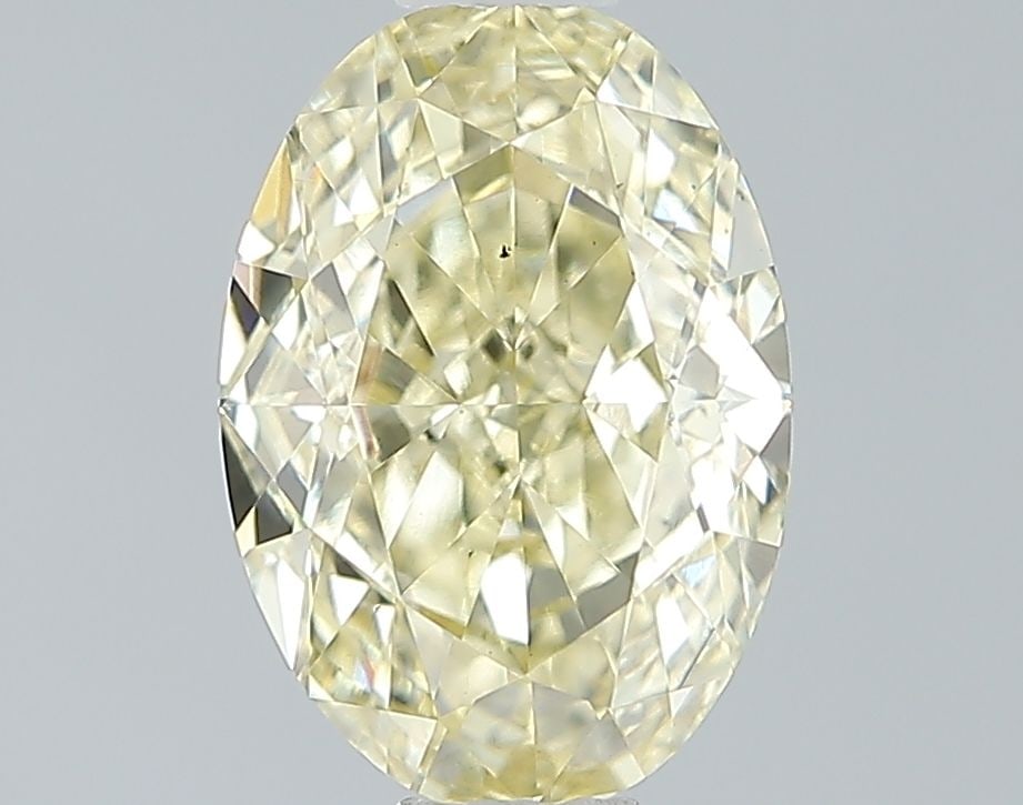 Loose Diamond - OVAL 1.64ct Fancy Yellow VS2: Loose Diamond - OVAL 1.64ct Fancy Yellow VS2 Source: This is a real non-mined Diamond that has been grown in a lab Shape: OVAL Carats: 1.64 Color: Fancy Yellow Certification: IGI Video: