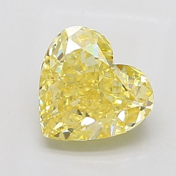 Loose Diamond - HEART 2.01ct Fancy Vivid Yellow VS1: Loose Diamond - HEART 2.01ct Fancy Vivid Yellow VS1 Source: This is a real non-mined Diamond that has been grown in a lab Shape: HEART Carats: 2.01 Color: Fancy Vivid Yellow Certification: IGI Video: