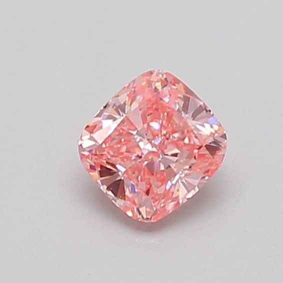 Loose Diamond - CUSHION MODIFIED 0.43ct Fancy Vivid Pink VS2: Loose Diamond - CUSHION MODIFIED 0.43ct Fancy Vivid Pink VS2 Source: This is a real non-mined Diamond that has been grown in a lab Shape: CUSHION MODIFIED Carats: 0.43 Color: Fancy Vivid Pink Certific