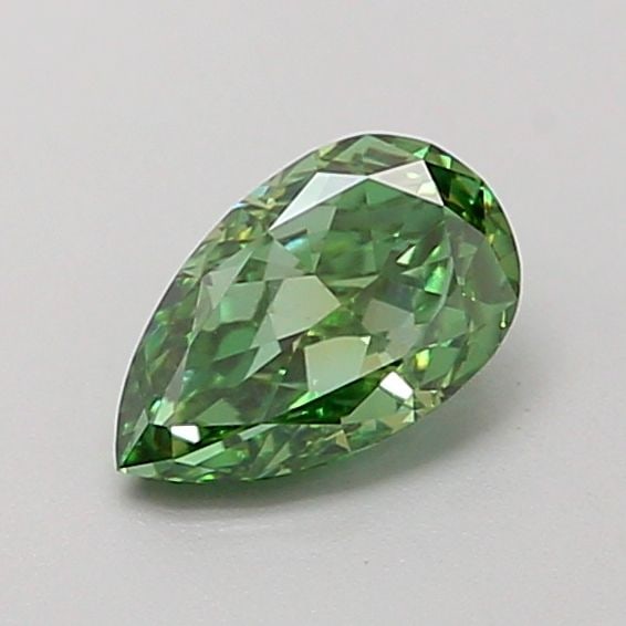 Loose Diamond - PEAR 0.52ct Fancy Vivid Green VS1: Loose Diamond - PEAR 0.52ct Fancy Vivid Green VS1 Source: This is a real non-mined Diamond that has been grown in a lab Shape: PEAR Carats: 0.52 Color: Fancy Vivid Green Certification: IGI Video: