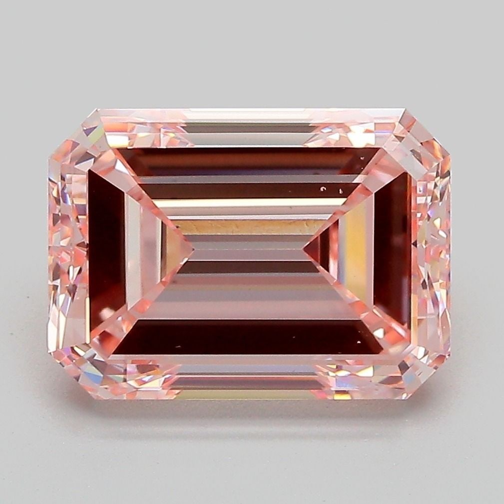 Loose Diamond - EMERALD 5.0ct Fancy Intense Pink VS2 (1 of 1)