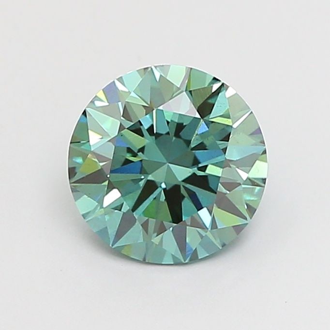 Ideal Loose Diamond - ROUND 1.26ct Fancy Vivid Green VS2: Ideal Loose Diamond - ROUND 1.26ct Fancy Vivid Green VS2 Source: This is a real non-mined Diamond that has been grown in a lab Shape: ROUND Carats: 1.26 Color: Fancy Vivid Green Certification: IGI Vid