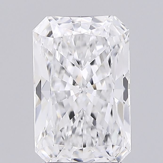 Loose Diamond - RADIANT 2.12ct D VVS2: Loose Diamond - RADIANT 2.12ct D VVS2 Source: This is a real non-mined Diamond that has been grown in a lab Shape: RADIANT Carats: 2.12 Color: D Clarity: VVS2 Certification: IGI Video: