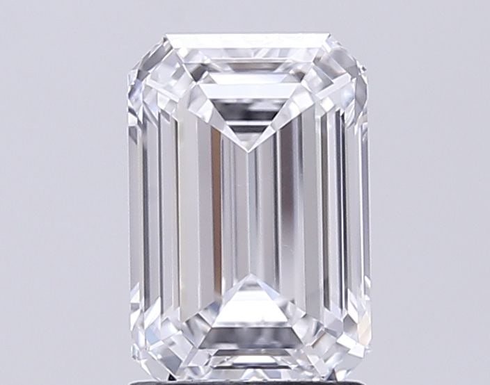 Loose Diamond - EMERALD 2.14ct D VVS2: Loose Diamond - EMERALD 2.14ct D VVS2 Source: This is a real non-mined Diamond that has been grown in a lab Shape: EMERALD Carats: 2.14 Color: D Clarity: VVS2 Certification: IGI Video:
