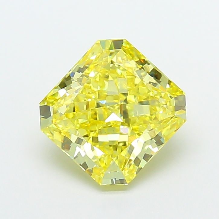 Loose Diamond - SQUARE RADIANT 4.25ct Fancy Vivid Yellow VS1: Loose Diamond - SQUARE RADIANT 4.25ct Fancy Vivid Yellow VS1 Source: This is a real non-mined Diamond that has been grown in a lab Shape: SQUARE RADIANT Carats: 4.25 Color: Fancy Vivid Yellow Certific