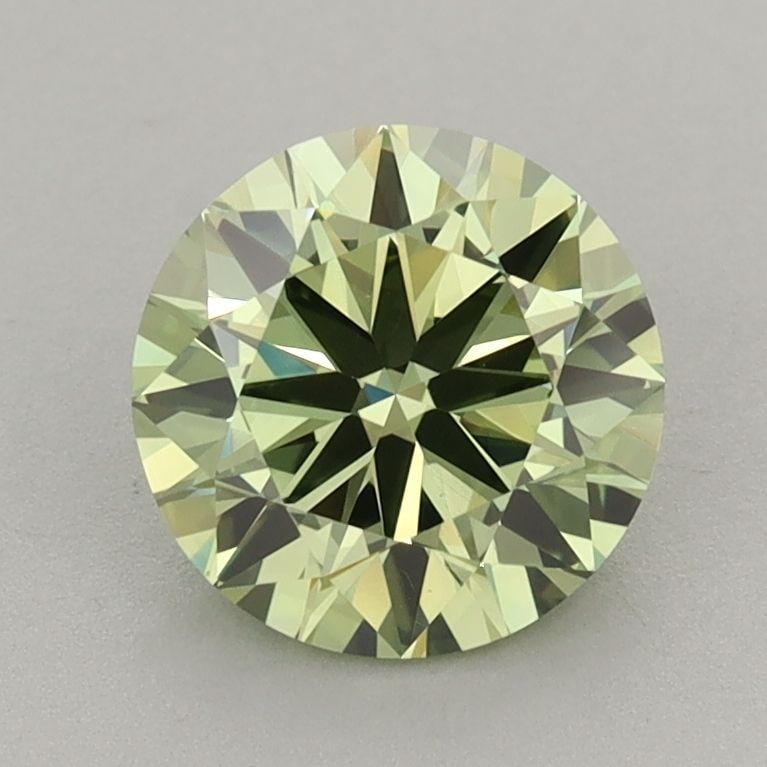 Loose Diamond - ROUND 1.53ct Fancy Vivid Green VS1: Loose Diamond - ROUND 1.53ct Fancy Vivid Green VS1 Source: This is a real non-mined Diamond that has been grown in a lab Shape: ROUND Carats: 1.53 Color: Fancy Vivid Green Certification: IGI Video: