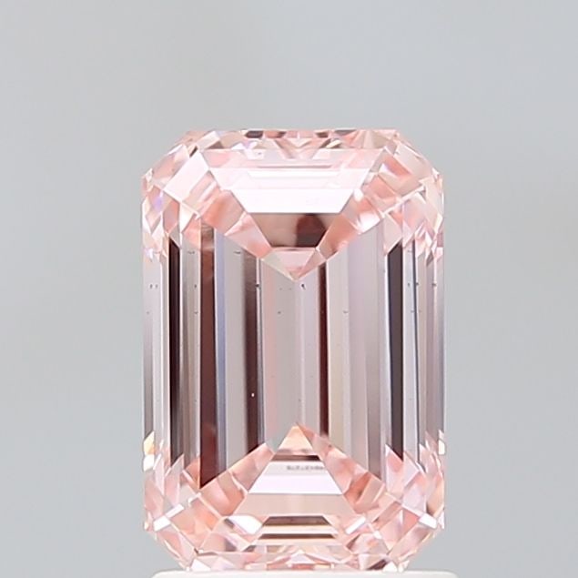 Loose Diamond - EMERALD 2.07ct Fancy Intense Pink VS2: Loose Diamond - EMERALD 2.07ct Fancy Intense Pink VS2 Source: This is a real non-mined Diamond that has been grown in a lab Shape: EMERALD Carats: 2.07 Color: Fancy Intense Pink Certification: IGI Vid