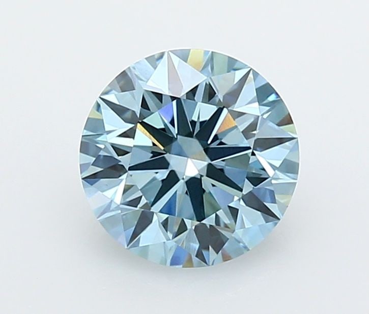 Ideal Loose Diamond - ROUND 1.99ct Fancy Vivid Blue VVS2: Ideal Loose Diamond - ROUND 1.99ct Fancy Vivid Blue VVS2 Source: This is a real non-mined Diamond that has been grown in a lab Shape: ROUND Carats: 1.99 Color: Fancy Vivid Blue Certification: IGI Vide