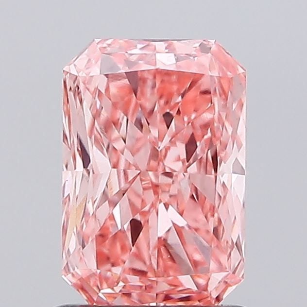 Loose Diamond - RADIANT 1.03ct Fancy Vivid Pink VVS2: Loose Diamond - RADIANT 1.03ct Fancy Vivid Pink VVS2 Source: This is a real non-mined Diamond that has been grown in a lab Shape: RADIANT Carats: 1.03 Color: Fancy Vivid Pink Certification: IGI Video: