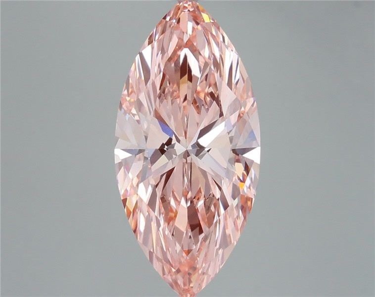 Loose Diamond - MARQUISE 5.09ct Fancy Vivid Pink VS1: Loose Diamond - MARQUISE 5.09ct Fancy Vivid Pink VS1 Source: This is a real non-mined Diamond that has been grown in a lab Shape: MARQUISE Carats: 5.09 Color: Fancy Vivid Pink Certification: IGI Video