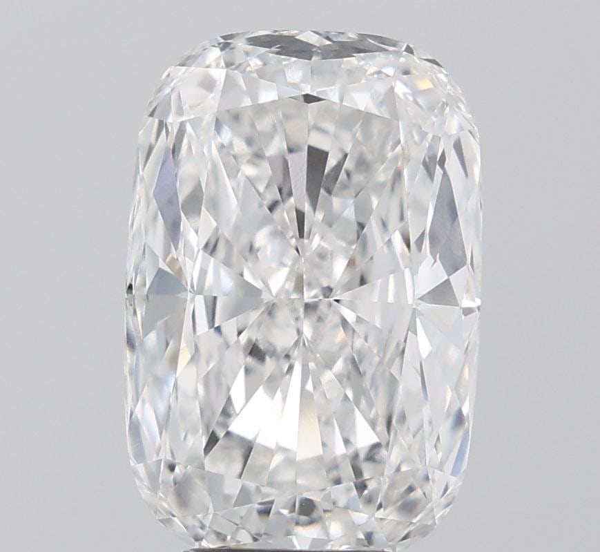 Loose Diamond - CUSHION MODIFIED 5.53ct E VVS1: Loose Diamond - CUSHION MODIFIED 5.53ct E VVS1 Source: This is a real non-mined Diamond that has been grown in a lab Shape: CUSHION MODIFIED Carats: 5.53 Color: E Clarity: VVS1 Certification: IGI The 