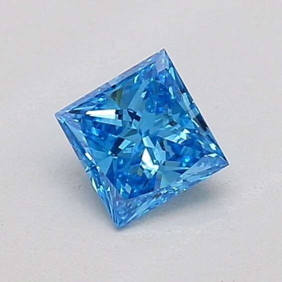 Loose Diamond - PRINCESS 0.27ct Fancy Vivid Blue VS1: Loose Diamond - PRINCESS 0.27ct Fancy Vivid Blue VS1 Source: This is a real non-mined Diamond that has been grown in a lab Shape: PRINCESS Carats: 0.27 Color: Fancy Vivid Blue Certification: IGI The D