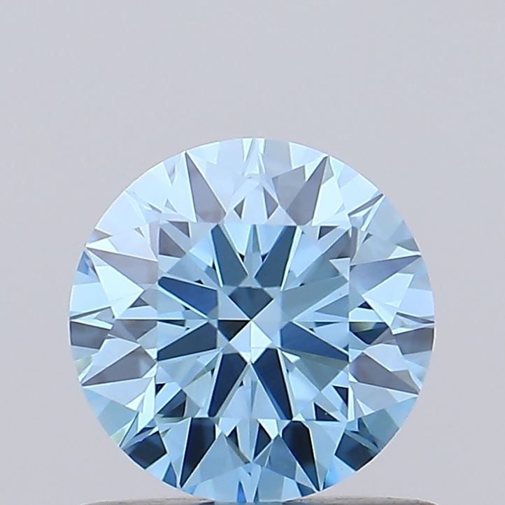 Ideal Loose Diamond - ROUND 0.74ct Fancy Vivid Blue VS1: Ideal Loose Diamond - ROUND 0.74ct Fancy Vivid Blue VS1 Source: This is a real non-mined Diamond that has been grown in a lab Shape: ROUND Carats: 0.74 Color: Fancy Vivid Blue Certification: IGI Video