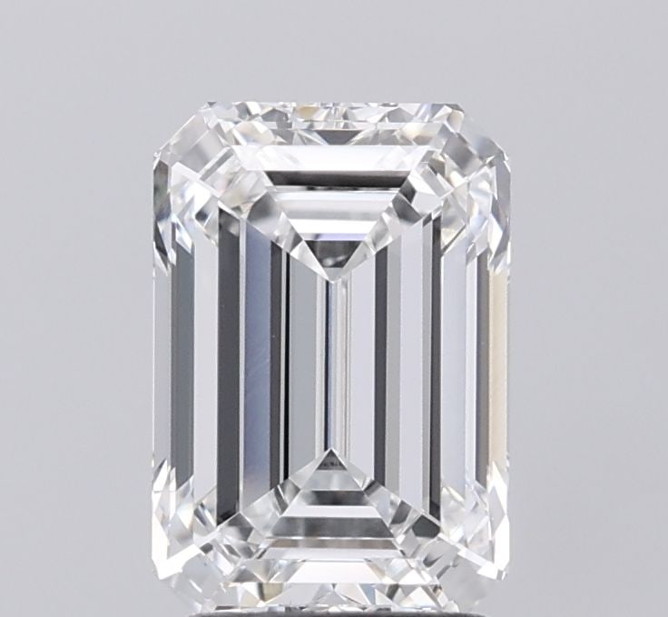 Loose Diamond - EMERALD 2.52ct E VVS2: Loose Diamond - EMERALD 2.52ct E VVS2 Source: This is a real non-mined Diamond that has been grown in a lab Shape: EMERALD Carats: 2.52 Color: E Clarity: VVS2 Certification: IGI Video: