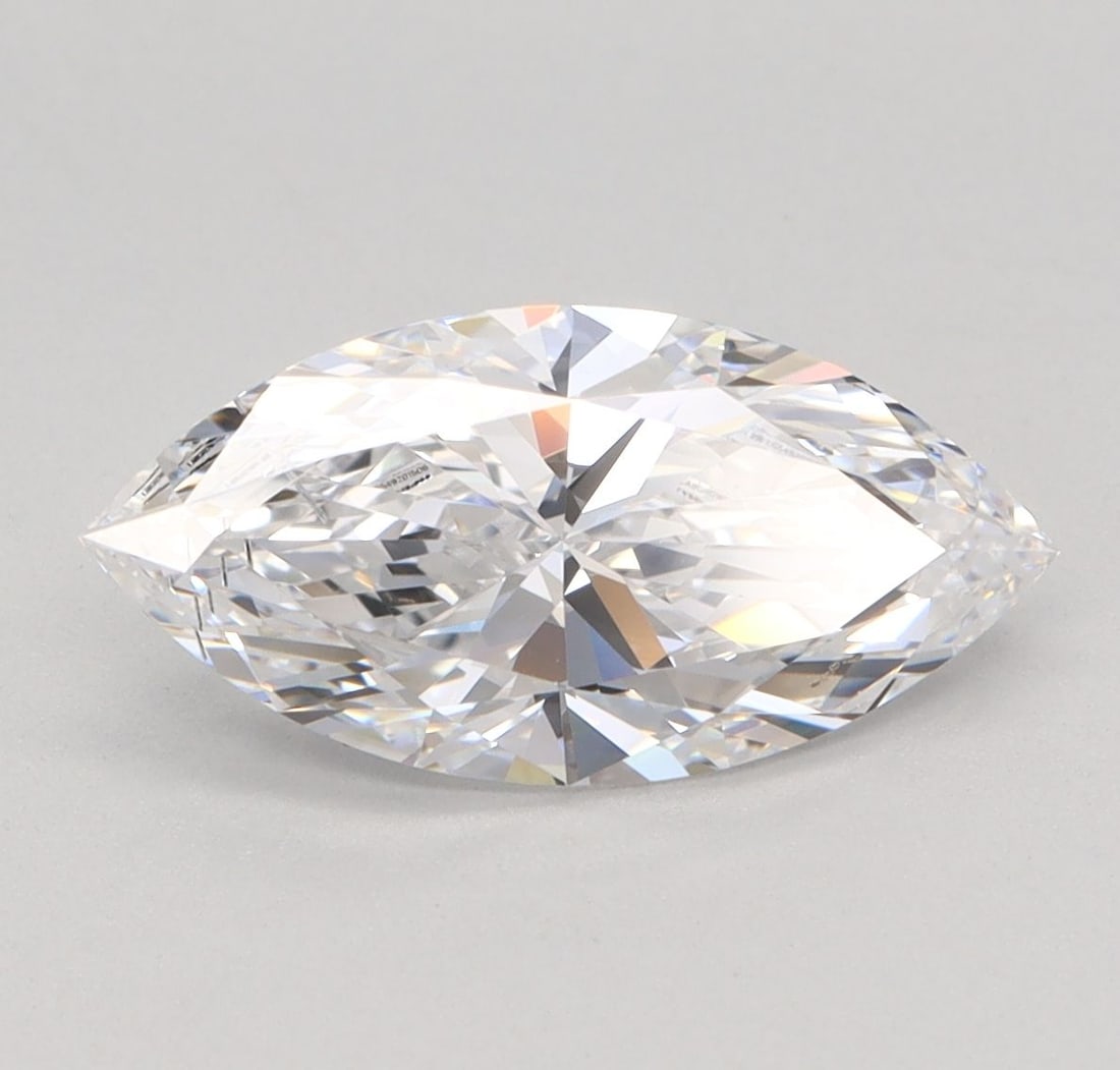 Loose Diamond - MARQUISE 1.5ct D SI1: Loose Diamond - MARQUISE 1.5ct D SI1 Source: This is a real non-mined Diamond that has been grown in a lab Shape: MARQUISE Carats: 1.5 Color: D Clarity: SI1 Certification: IGI Video: