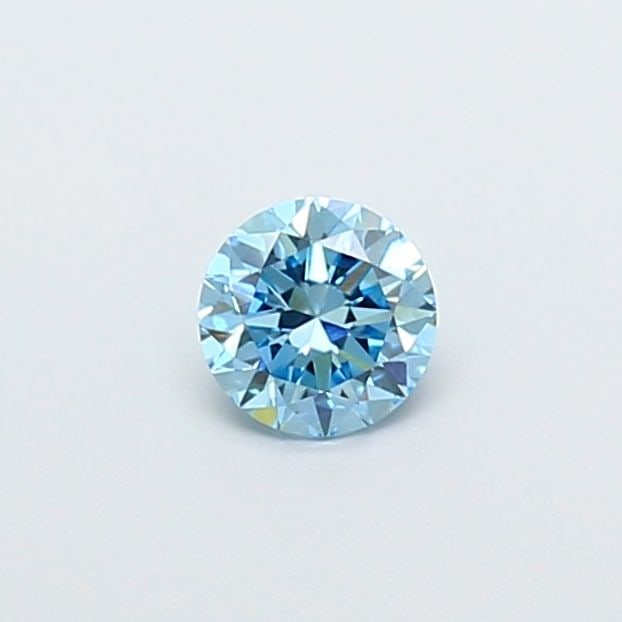 Loose Diamond - ROUND 0.54ct Fancy Vivid Blue VVS2: Loose Diamond - ROUND 0.54ct Fancy Vivid Blue VVS2 Source: This is a real non-mined Diamond that has been grown in a lab Shape: ROUND Carats: 0.54 Color: Fancy Vivid Blue Certification: IGI Video: