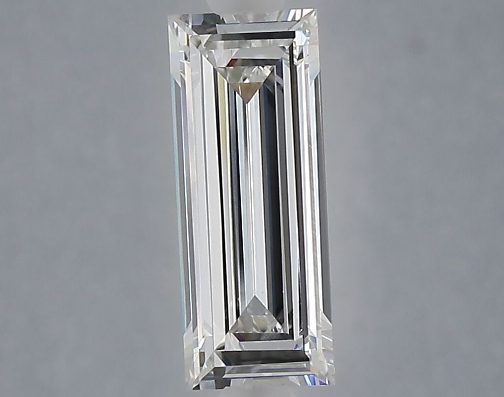 Loose Diamond - BAGUETTE 1.1ct E VVS2: Loose Diamond - BAGUETTE 1.1ct E VVS2 Source: This is a real non-mined Diamond that has been grown in a lab Shape: BAGUETTE Carats: 1.1 Color: E Clarity: VVS2 Certification: NONE Video: