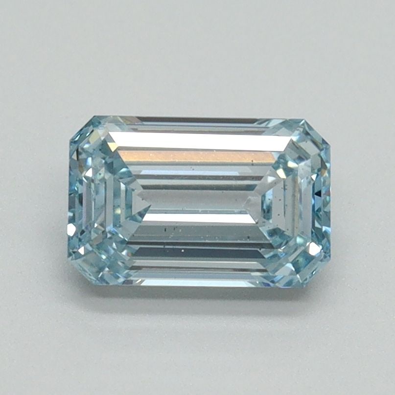 Loose Diamond - EMERALD 1.03ct Fancy Intense Blue VS2: Loose Diamond - EMERALD 1.03ct Fancy Intense Blue VS2 Source: This is a real non-mined Diamond that has been grown in a lab Shape: EMERALD Carats: 1.03 Color: Fancy Intense Blue Certification: IGI Vid
