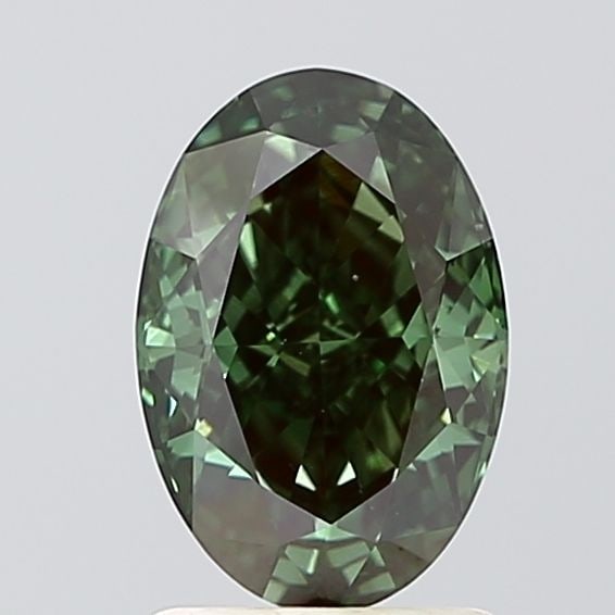 Loose Diamond - OVAL 1.41ct Fancy Vivid Green VS1 (1 of 1)